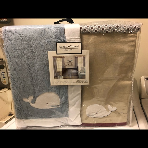 Wendy Bellissimo, Snug Harbor- 3 Piece Crib Set - Picture 2 of 3